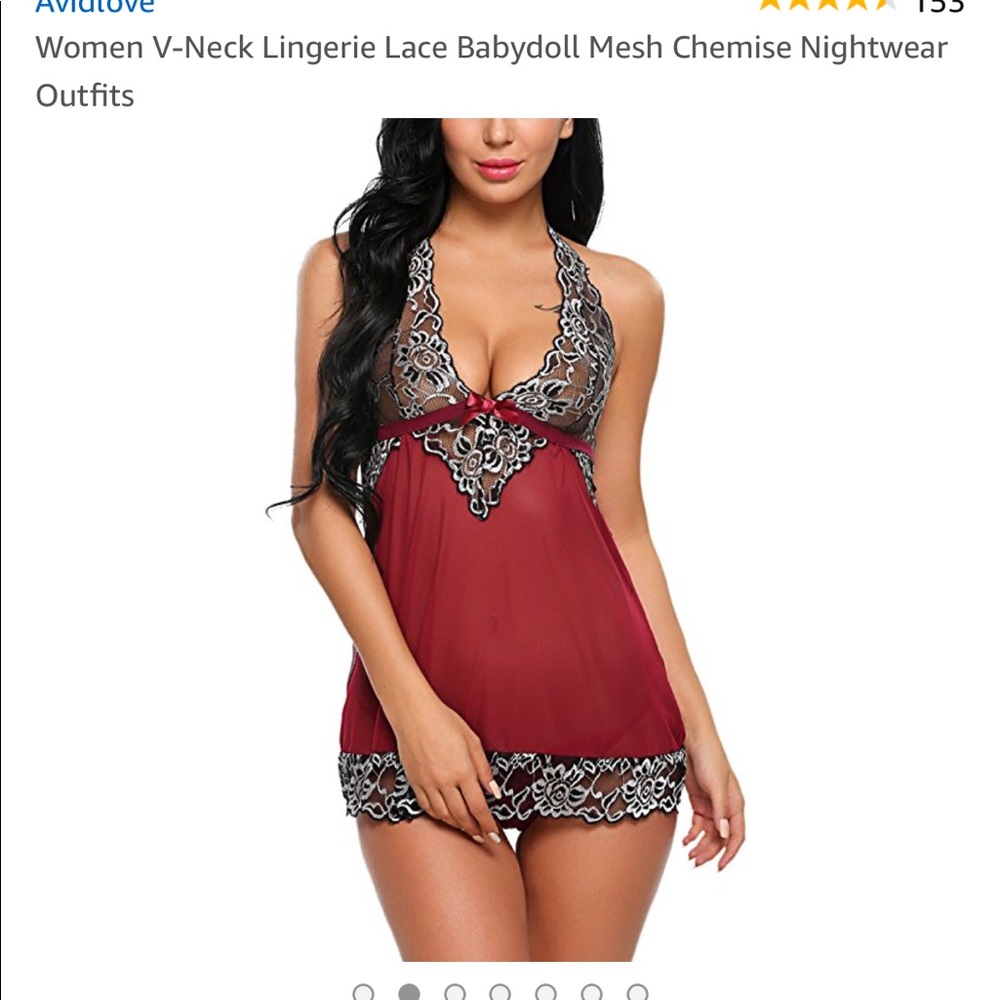 Lingerie lace nightwear